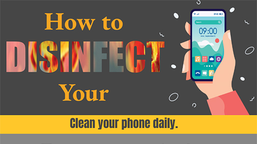 how to disinfect your phone